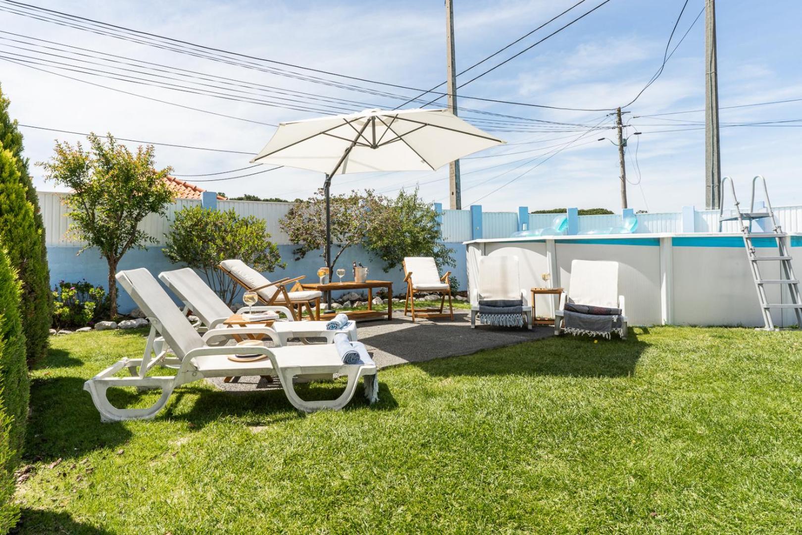 Moradia Familiar Piscina 5Min Praia By Host-Point Charneca  Extérieur photo